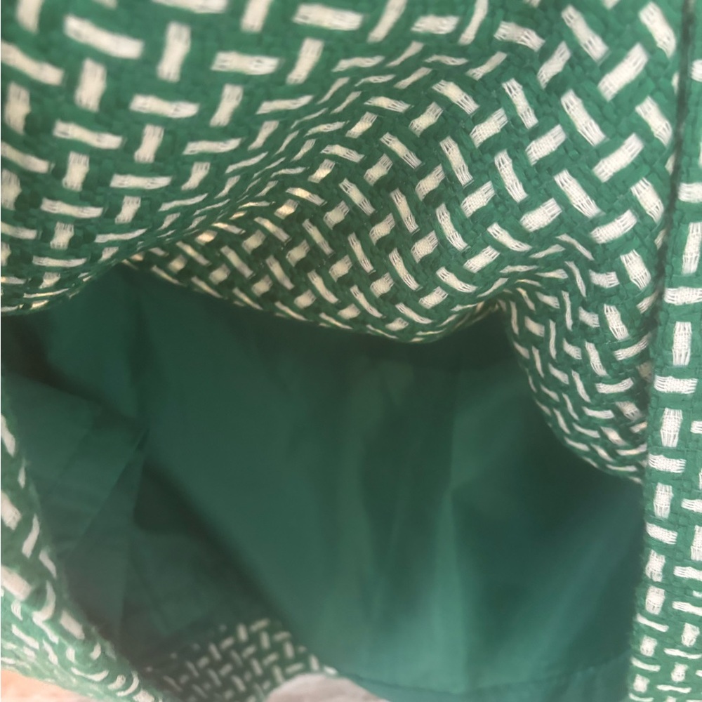 Talbots Green Geometric Pencil Skirt - Picture 3 of 8